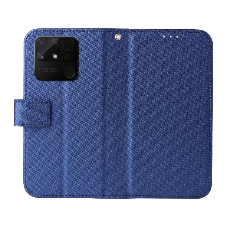 For OPPO Realme Narzo 50A Diamond Texture Leather Phone Case