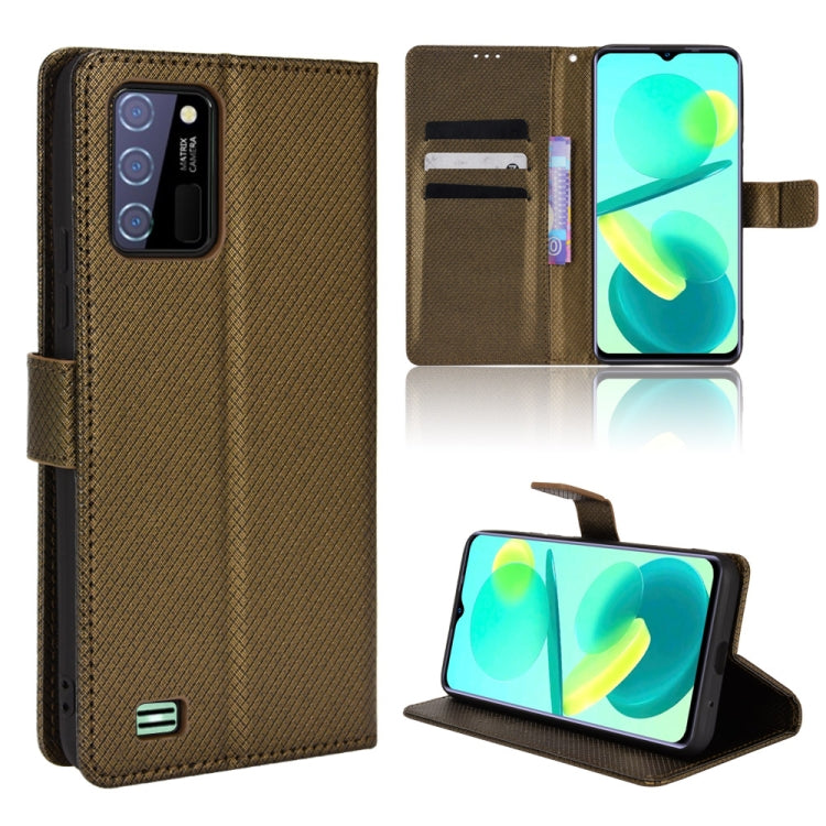 For Oukitel C25 Diamond Texture Leather Phone Case