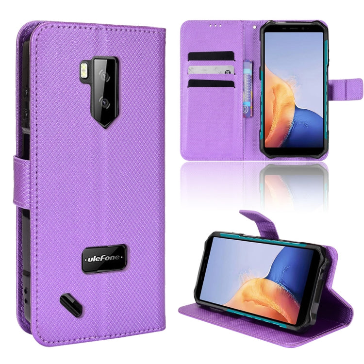 For Ulefone Armor X9 Diamond Texture Leather Phone Case