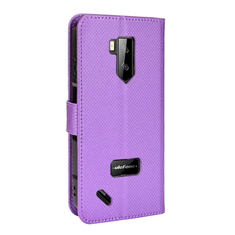 For Ulefone Armor X9 Diamond Texture Leather Phone Case