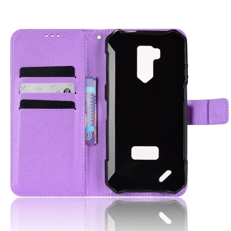 For Ulefone Armor X9 Diamond Texture Leather Phone Case