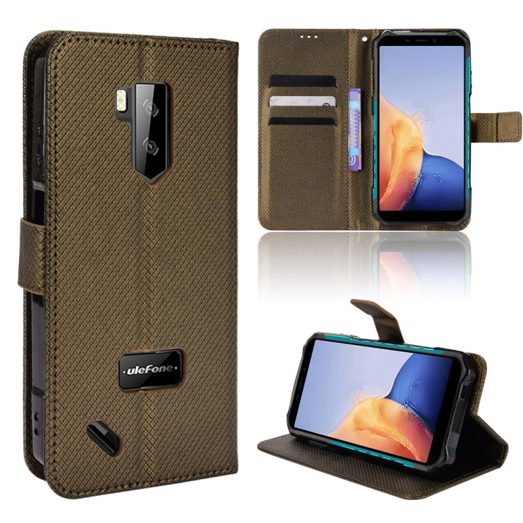 For Ulefone Armor X9 Diamond Texture Leather Phone Case
