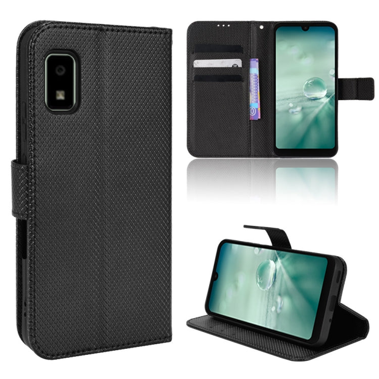 For Sharp Aquos Wish Diamond Texture Leather Phone Case