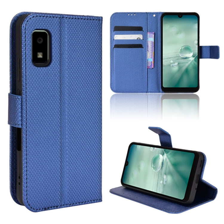 For Sharp Aquos Wish Diamond Texture Leather Phone Case