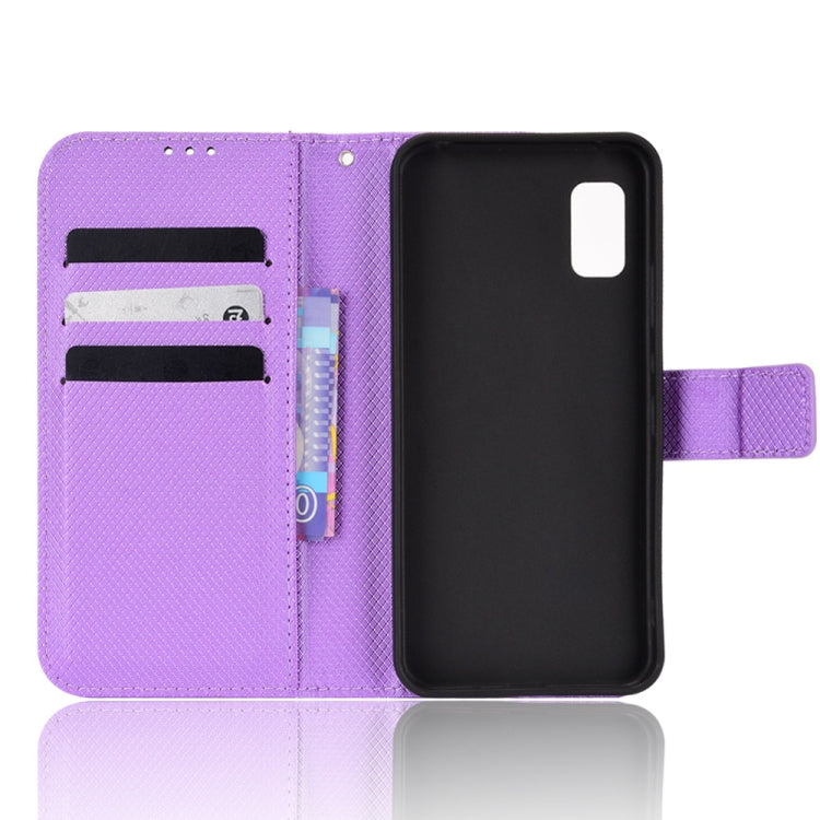 For Sharp Aquos Wish Diamond Texture Leather Phone Case