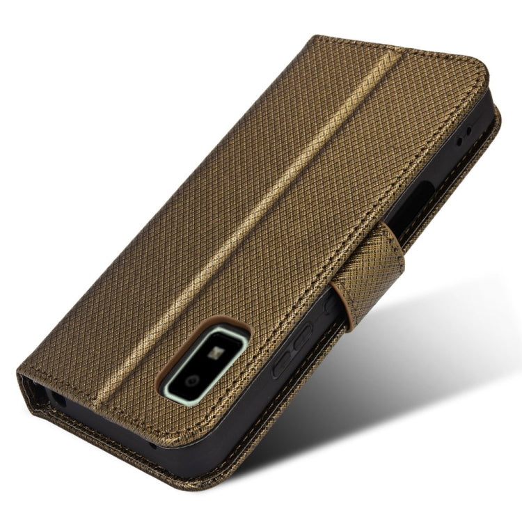 For Sharp Aquos Wish Diamond Texture Leather Phone Case