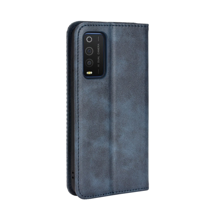 For TCL 205 Magnetic Buckle Retro Texture Leather Phone Case