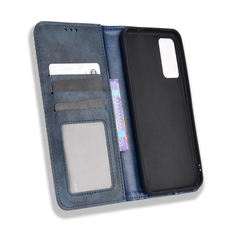 For TCL 205 Magnetic Buckle Retro Texture Leather Phone Case