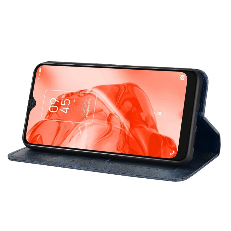For TCL 205 Magnetic Buckle Retro Texture Leather Phone Case