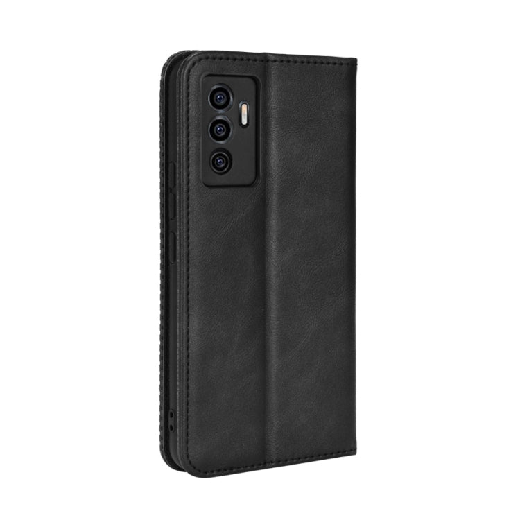 For vivo S10e / V23e 4G / 5G Magnetic Buckle Retro Texture Leather Phone Case