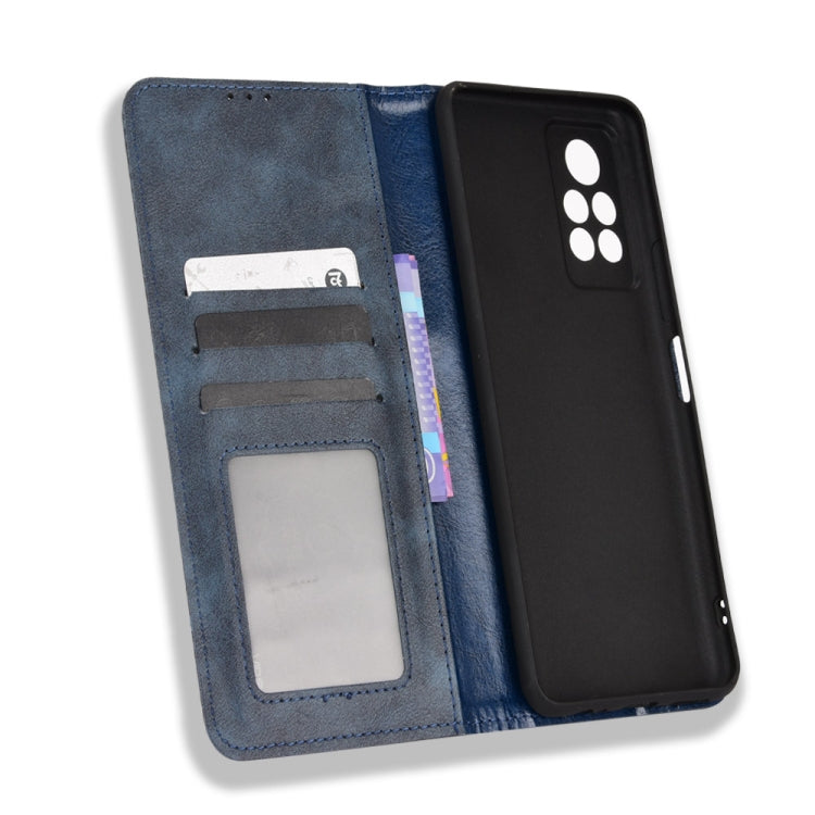 For Infinix Note 11 Pro Magnetic Buckle Retro Texture Leather Phone Case