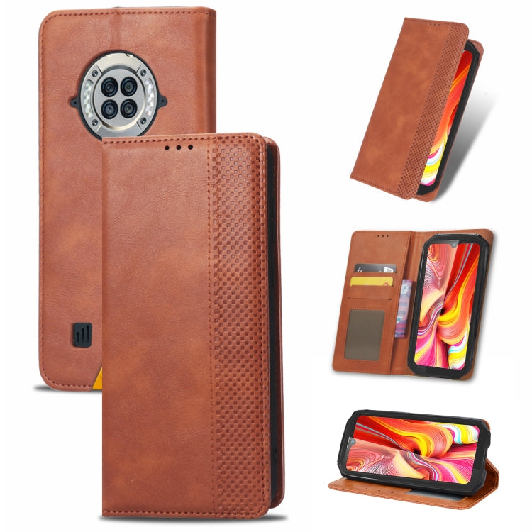 For Doogee S96 Pro Magnetic Buckle Retro Texture Leather Phone Case