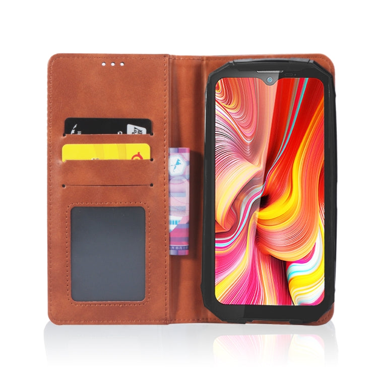 For Doogee S96 Pro Magnetic Buckle Retro Texture Leather Phone Case