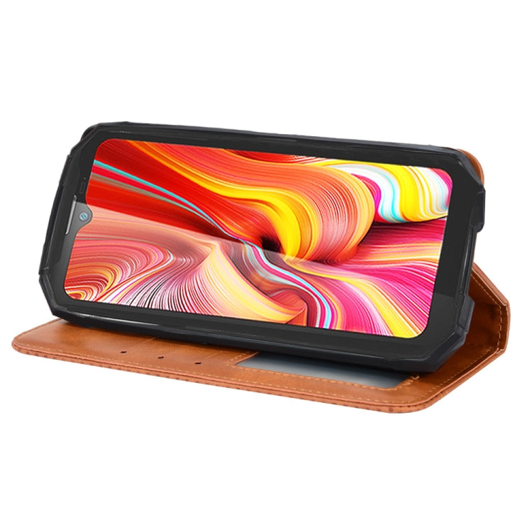 For Doogee S96 Pro Magnetic Buckle Retro Texture Leather Phone Case