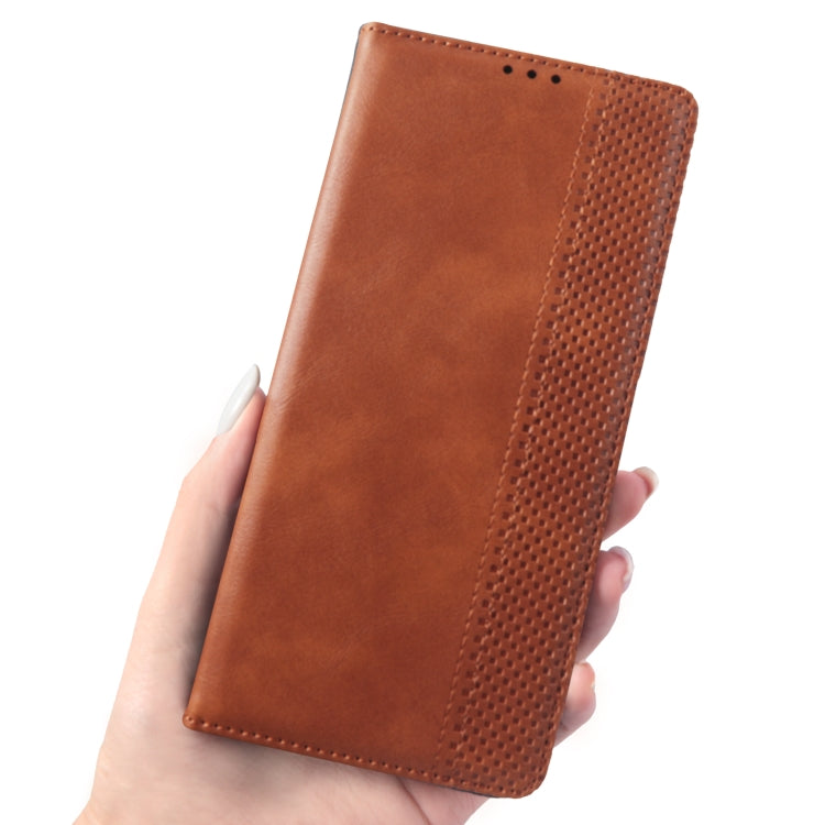 For Doogee S96 Pro Magnetic Buckle Retro Texture Leather Phone Case