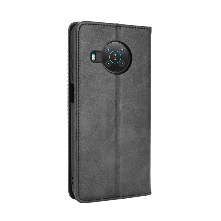 For Nokia X100 / X10 / X20 Magnetic Buckle Retro Texture Leather Phone Case