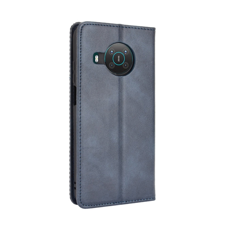 For Nokia X100 / X10 / X20 Magnetic Buckle Retro Texture Leather Phone Case