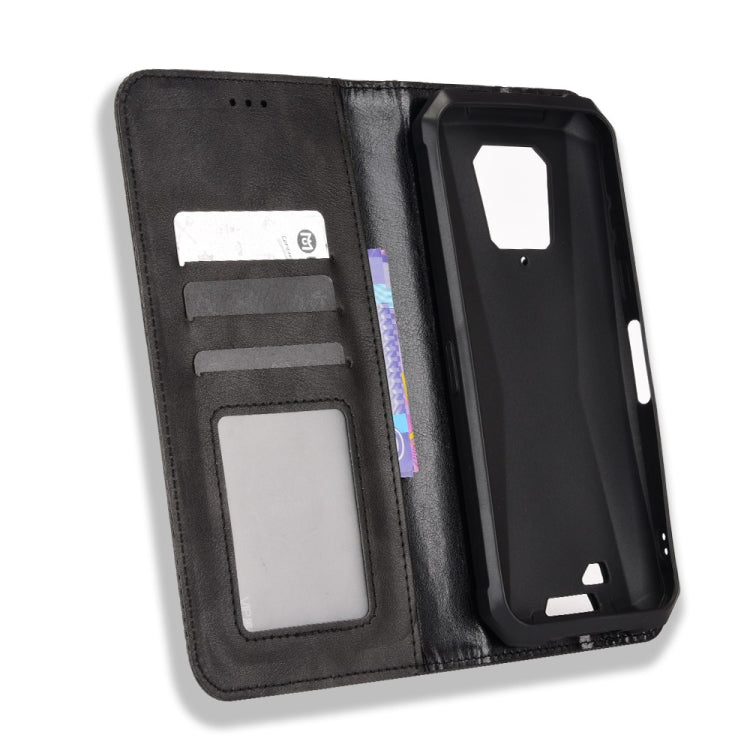 For Ulefone Armor 8 Magnetic Buckle Retro Texture Leather Phone Case