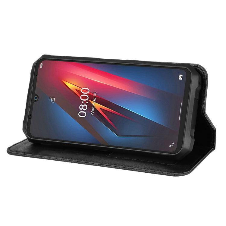 For Ulefone Armor 8 Magnetic Buckle Retro Texture Leather Phone Case