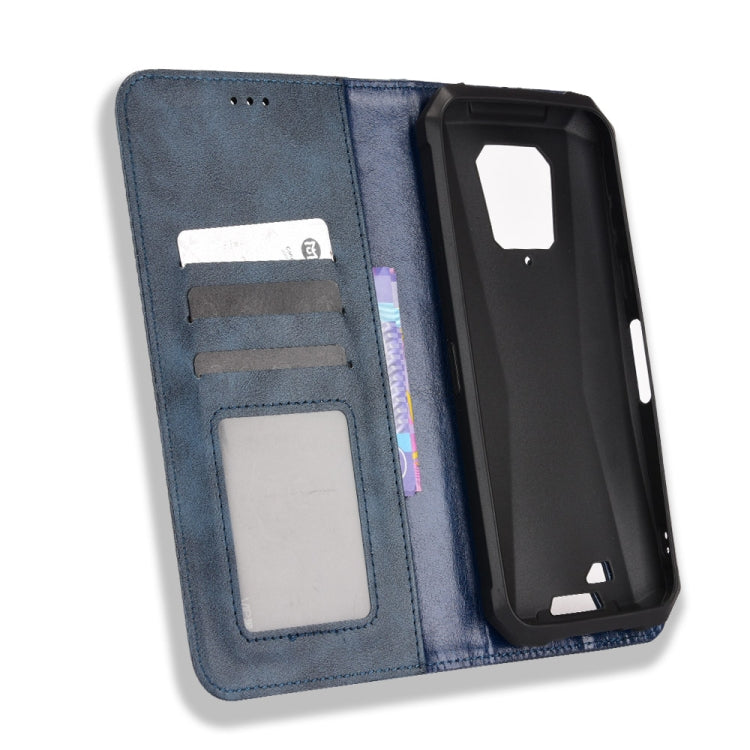 For Ulefone Armor 8 Magnetic Buckle Retro Texture Leather Phone Case