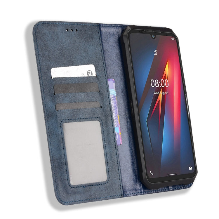 For Ulefone Armor 8 Magnetic Buckle Retro Texture Leather Phone Case