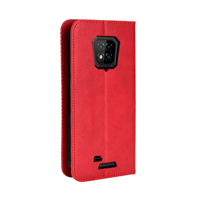 For Ulefone Armor 8 Magnetic Buckle Retro Texture Leather Phone Case