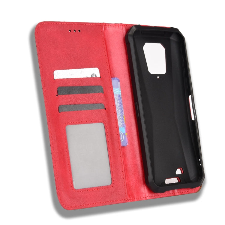 For Ulefone Armor 8 Magnetic Buckle Retro Texture Leather Phone Case
