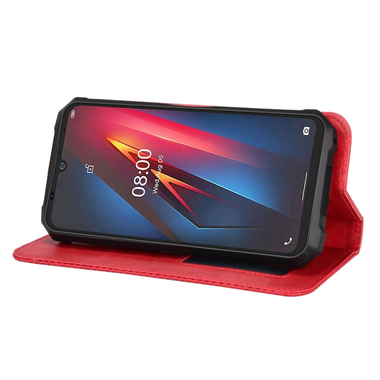 For Ulefone Armor 8 Magnetic Buckle Retro Texture Leather Phone Case