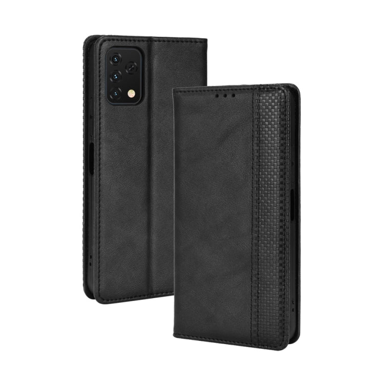 For Umidigi A11s Magnetic Buckle Retro Texture Leather Phone Case