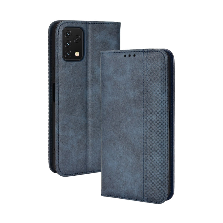 For Umidigi A11s Magnetic Buckle Retro Texture Leather Phone Case