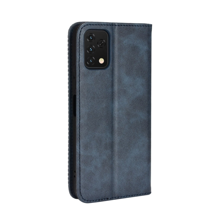 For Umidigi A11s Magnetic Buckle Retro Texture Leather Phone Case
