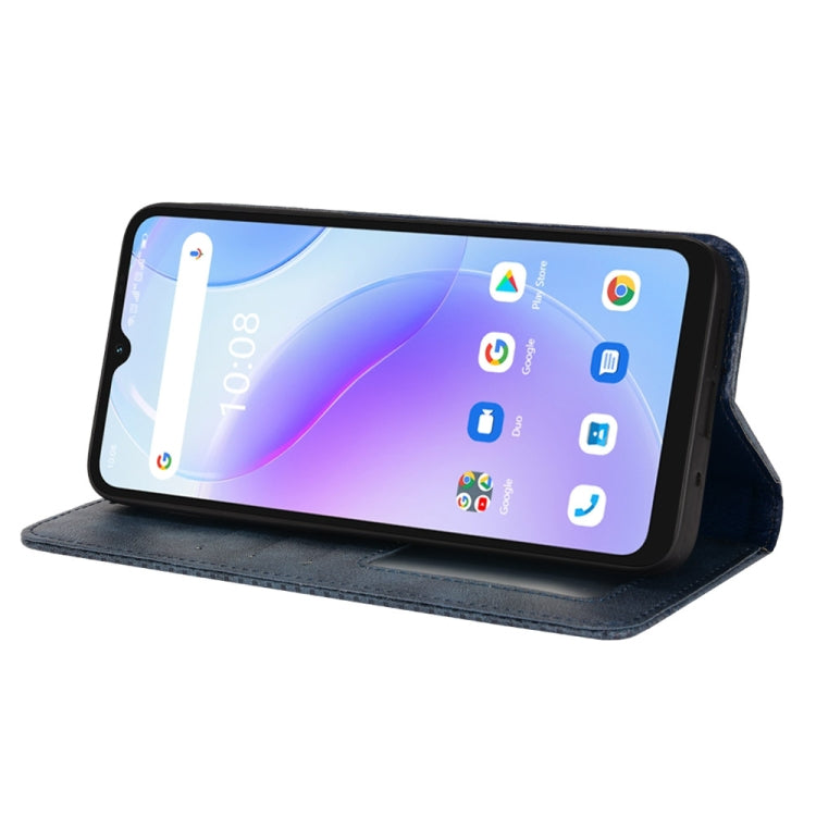 For Umidigi A11s Magnetic Buckle Retro Texture Leather Phone Case
