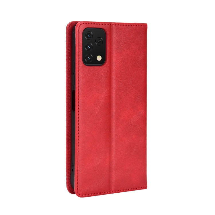 For Umidigi A11s Magnetic Buckle Retro Texture Leather Phone Case