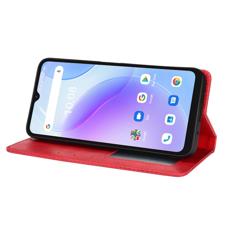 For Umidigi A11s Magnetic Buckle Retro Texture Leather Phone Case