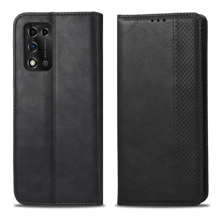 For ZTE Libero 5G II Magnetic Buckle Retro Texture Leather Phone Case