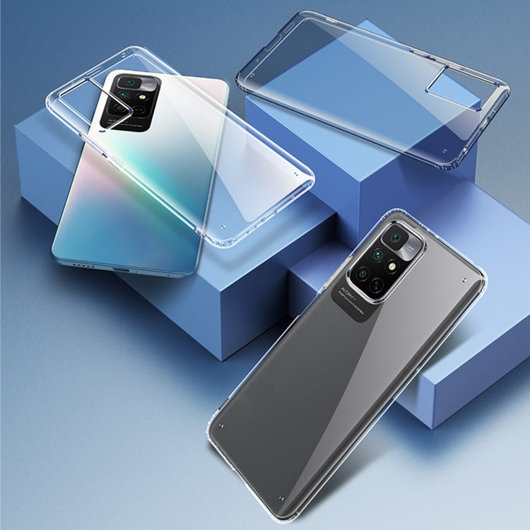 For Xiaomi Redmi Note 11 4G Ice Crystal PC + TPU Phone Case