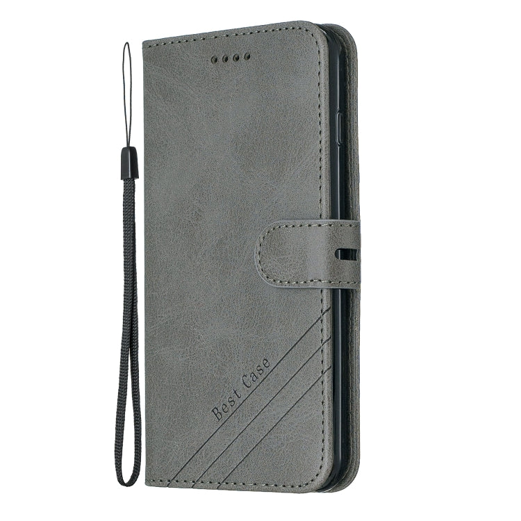 For iPhone 6 Plus & 6s Plus Stitching Style 2-Color Cow Texture Horizontal Flip PU Leather Case with Holder & Card Slot & Lanyard