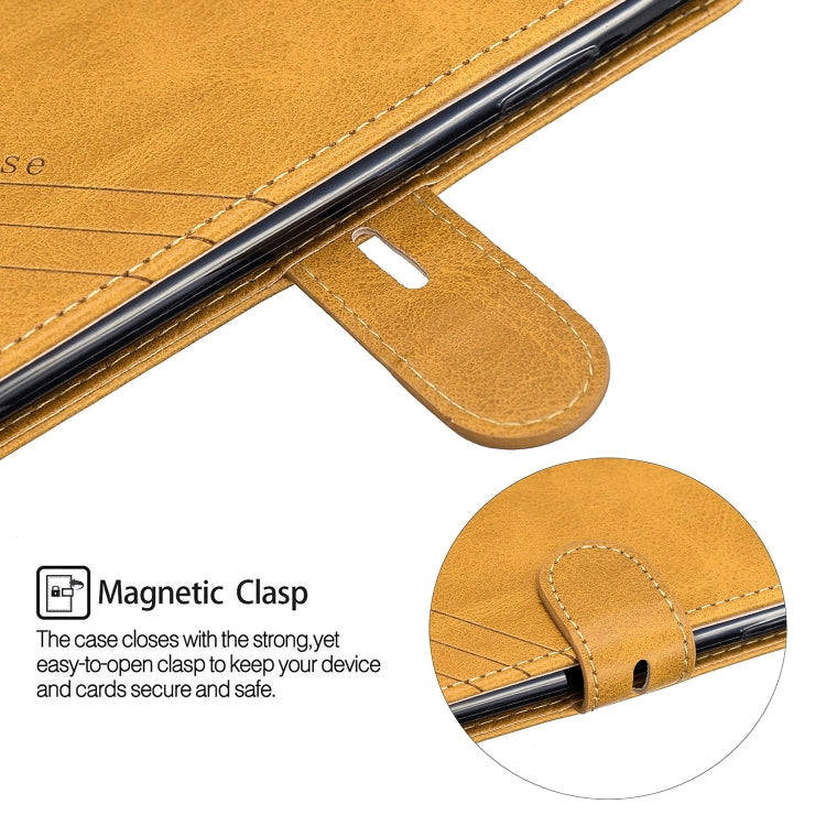 For iPhone 11 Stitching Style 2-Color Cow Texture Horizontal Flip PU Leather Case with Holder & Card Slot & Lanyard