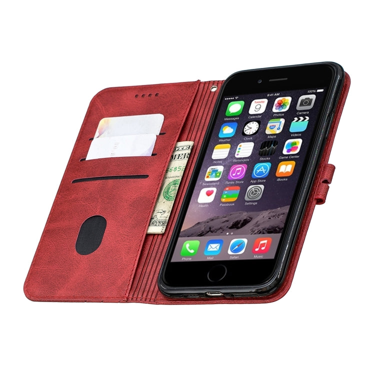 For iPhone 11 Pro Max Stitching Style 2-Color Cow Texture Horizontal Flip PU Leather Case with Holder & Card Slot & Lanyard
