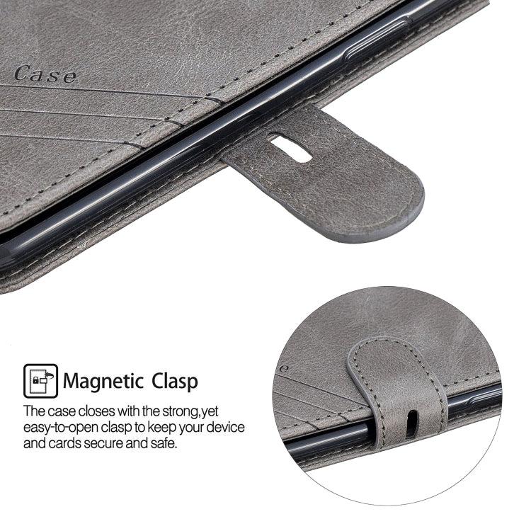 For iPhone X & XS Stitching Style 2-Color Cow Texture Horizontal Flip PU Leather Case with Holder & Card Slot & Lanyard