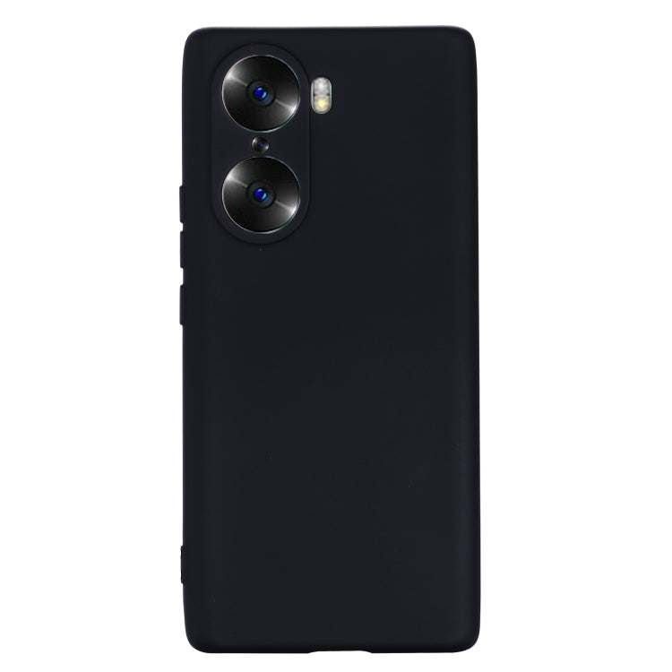 For Honor 60 Pure Color Liquid Silicone Phone Case