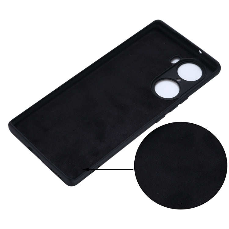 For Honor 60 Pure Color Liquid Silicone Phone Case