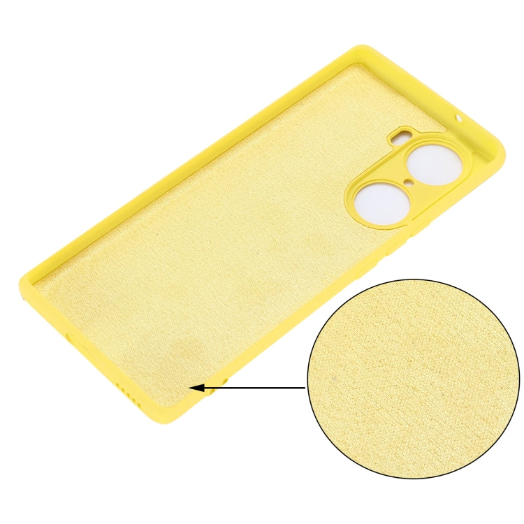 For Honor 60 Pure Color Liquid Silicone Phone Case