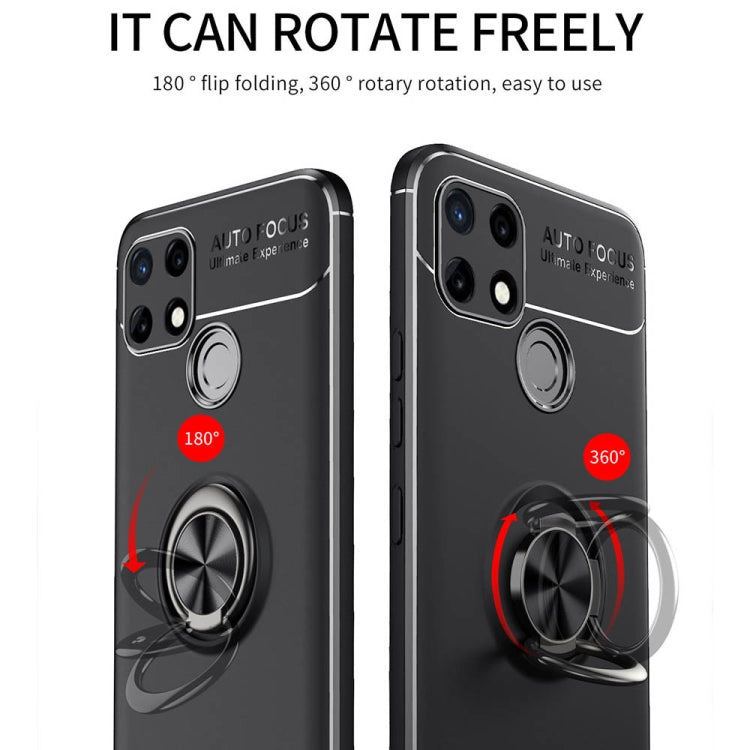 For OPPO Realme C21Y Metal Ring Holder TPU Phone Case