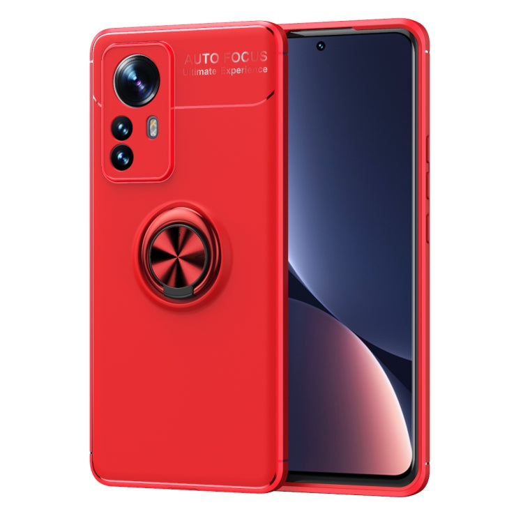 For Xiaomi 12 Pro Metal Ring Holder TPU Phone Case