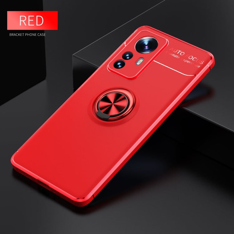 For Xiaomi 12 Pro Metal Ring Holder TPU Phone Case