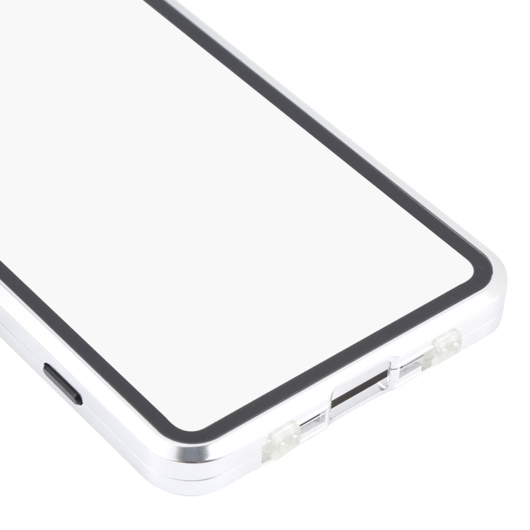 For Sony Xperia 5 III HD Magnetic Metal Tempered Glass Phone Case