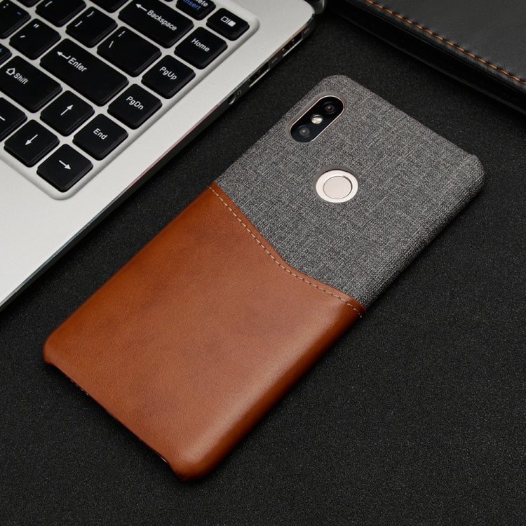 For Xiaomi Redmi 5 Pro / 5 PC + PU Splicing Case with Card Slots