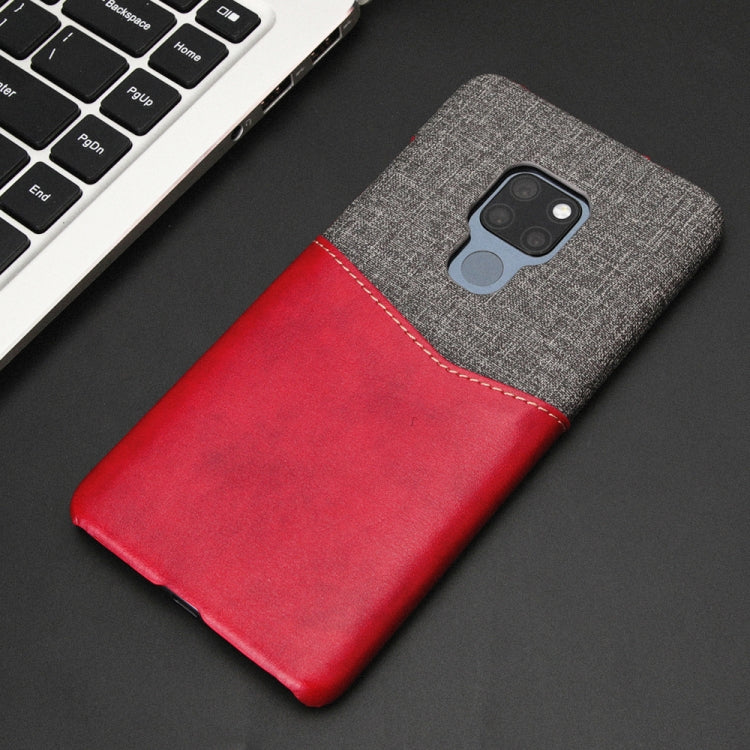 For Huawei Mate 20 PC + PU Splicing Case with Card Slots