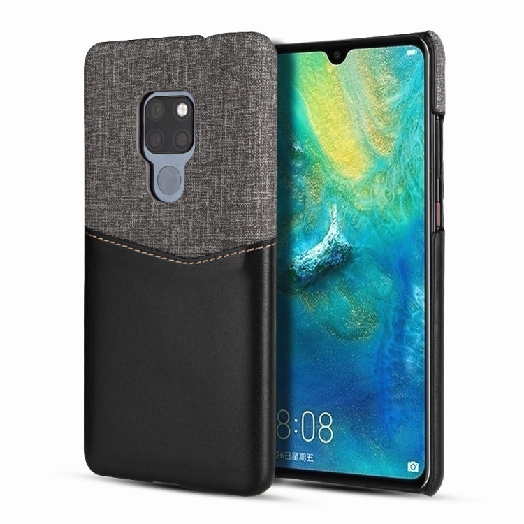 For Huawei Mate 20 PC + PU Splicing Case with Card Slots